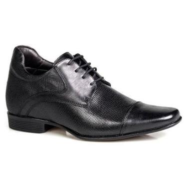 Imagem de Sapato Social Masculino Rafarillo Alth Com Salto 7cm Marrom Original 53003-Masculino