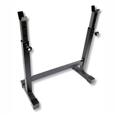 Imagem de Suporte de Barra Regulável Rosca Bíceps Musculação Iron Force Cor:Pret