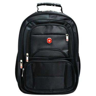 Imagem de Mochila Executiva para Trabalho Reforçada Impermeável para Notebook 18" - Black Neon - Swissland