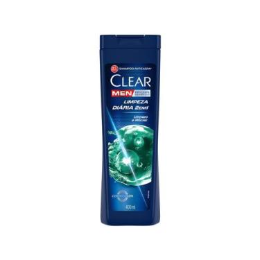 Imagem de Shampoo Anticaspa Clear Men Limpeza Diária 2 em 1 400ml, 400ml