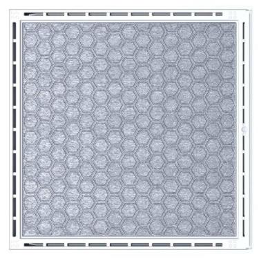 Imagem de Alçapão Tampa Casa Maquina Piscina 120x120 Gaveta Deslizante Branco - 