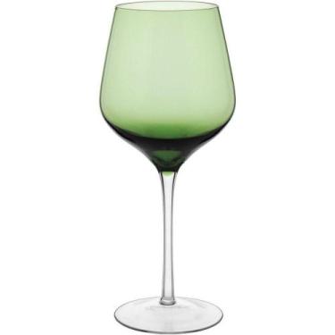 Imagem de Jogo 2 Taças água Vinho Home&co Ballet Vidro 540ml 23x10x10cm Verde - 