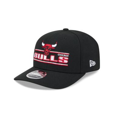 Imagem de BONE NEW ERA 9SEVENTY STRETCH SNAP CHICAGO BULLS NBA PRETO-Masculino