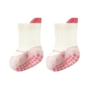 Imagem de Meias Antiderrapantes Macias Para Bebês 0-5 Anos Meninos E Meninas Pri