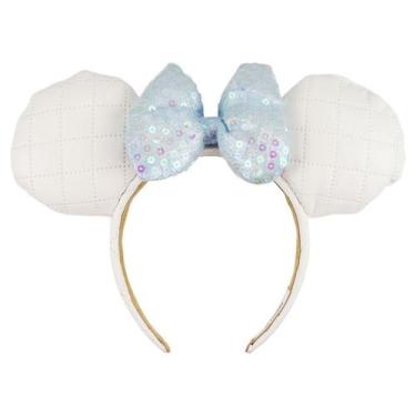Imagem de Tiara Orelhas Estufadas Minnie Laço Azul - Disney - Taimes