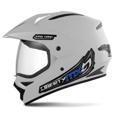 Imagem de Capacete Motocross Liberty MX Vision Pro Tork Trilha Off Road Seguranç
