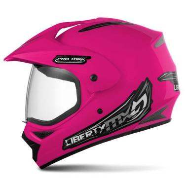 Imagem de Capacete Motocross Liberty MX Vision Pro Tork Trilha Off Road Seguranç