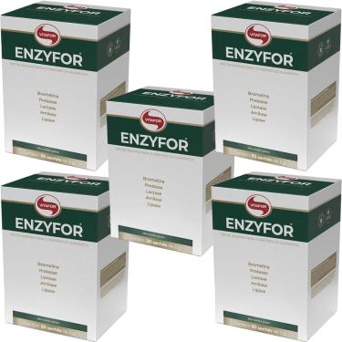 Imagem de Kit 5X Enzyfor - 30 Sachês de 3g - Vitafor-Masculino