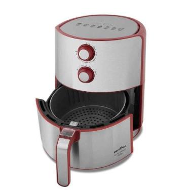 Imagem de Fritadeira Air Fryer 4,6 Litros Britania Antiaderente 1500W Inox 110V 