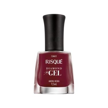 Imagem de Esmalte Risqué Diamond Gel Amora Negra - Cremoso, Amora Negra