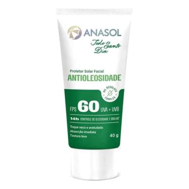 Imagem de Protetor Solar Facial Anasol Antioleosidade FPS60 40g
