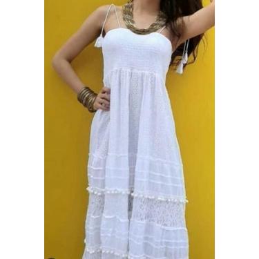 Imagem de Vestido mide tamanho ter ido de algodão tamanho M - Loja Maria bela
