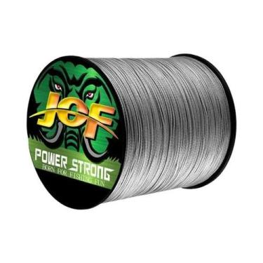 Imagem de Linha de Pesca Multifilamento Jof - 300m e 100m - 4 Fios Trançados, Ci