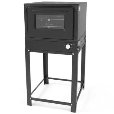 Imagem de Forno Industrial A Gas Brfp Com Pe Preto - Venancio