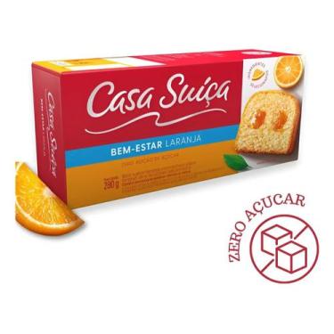Imagem de BOLO LARANJA CASA SUÍÇA ZERO AÇUCAR 280g
