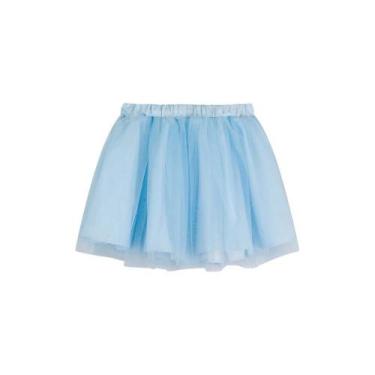 Imagem de Saia Menina Azul Tule Kukiê, 2, Azul