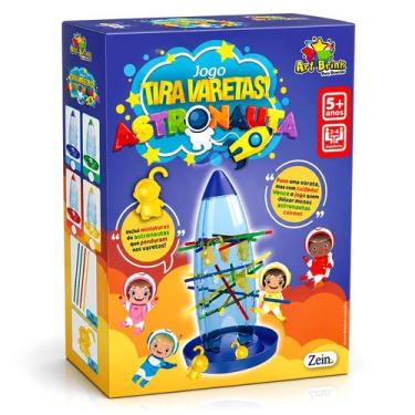 Imagem de Jogo Puxa Varetas Foguete Astronauta Jogo Educativo Raciocínio Coorden