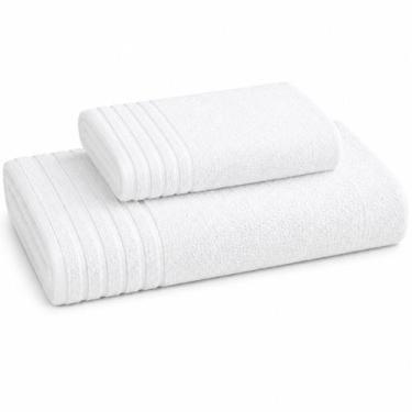 Imagem de Jogo Toalha de Banho Glamour 100% Algodão 450g/m² Tessi Branco