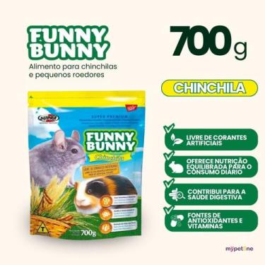 Imagem de Ração Funny Bunny 700g Chinchila Porquinho da Índia e Hamster