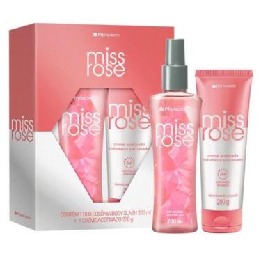 Imagem de Kit phytoderm miss rose body splash 200ml + creme acetinado