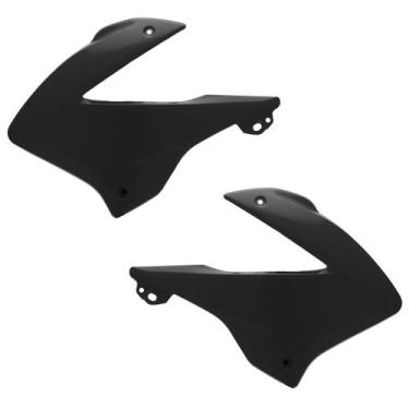 Imagem de Kit Aba do Tanque Moto Honda Nxr Bros 125 150 Pro Tork, PRETO 2004 - 2