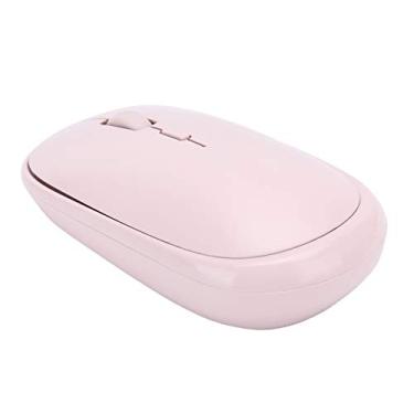 Imagem de V BESTLIFE Mute Mouse Bluetooth 5.0 2.4G Mouse sem fio Dual Mode Recarregável Rosa Mouse de Alta Sensibilidade USB Laptop Mouse para Windows XP/VISTA/7/8/10, para macOS