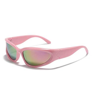 Imagem de Óculos de sol polarizados femininos masculinos design espelho esportivo de luxo vintage unissex óculos de sol masculinos drivers óculos uv400, estilo A,19, como imagem