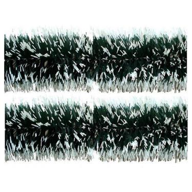 Imagem de Jogo Festão PVC Verde Nevado 9cmx2m 2 Peças Total 4 Metros - Magizi