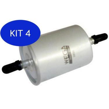 Imagem de Kit 4 Filtro Combustível Citroen C4 1.6 16V Thp Lounge 14/17