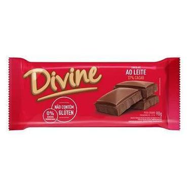 Imagem de Barra Chocolate Ao Leite 37% Cacau 90 G - Divine