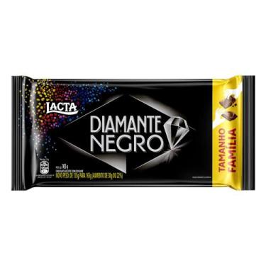 Imagem de Chocolate Ao Leite Lacta Diamante Negro Pacote 165G Tamanho Família