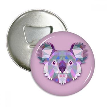 Imagem de Ilustração de desenho animado com imagem de coala da Austrália, abridor de garrafas, ímã de geladeira, emblema multifuncional