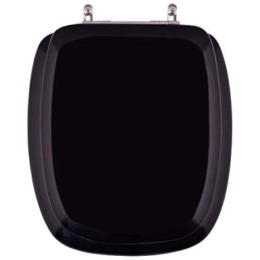 Imagem de Assento Sanitário Almofadado Stylus Preto Para Louça Celite