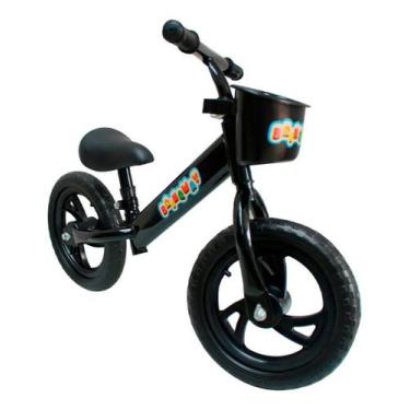 Imagem de Bicicleta Aro 12 Infantil Balance S/ Pedal Preta Importway