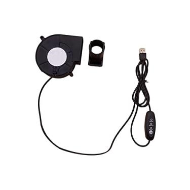 Imagem de Generic Soprador de churrasco USB 5V portátil leve multifuncional fogão a ventilador para acampamento churrasco fole de, Conjunto a ajustável por USB
