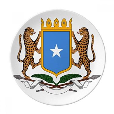 Imagem de Somalia África Nacional Placa Emblema Decorativa Porcelana Salver Prato de Jantar
