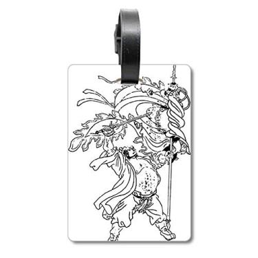 Imagem de Masterpiece Romance Kingdoms Bolsa de viagem com etiqueta para cartão de bagagem