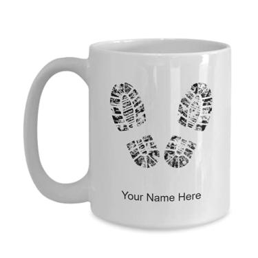 Imagem de Caneca personalizada Vector-bootprint, xícara de café Vector-bootprint, ideia de presente Vector-bootprint, copo personalizado Vector-bootprint - caneca de café de 445 ml