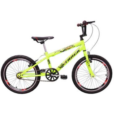 Imagem de Bicicleta Infantil Aro 20 Track Bikes Cross Noxx - Amarelo Neon Freio