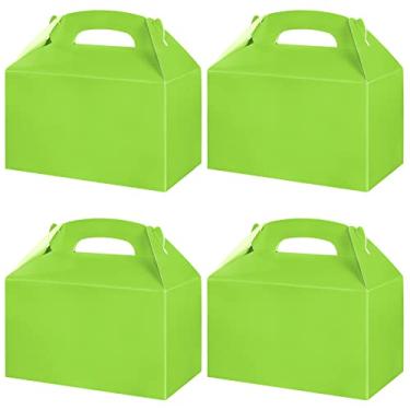 Imagem de Caixas de lembrancinhas sólidas para festa (verde claro)
