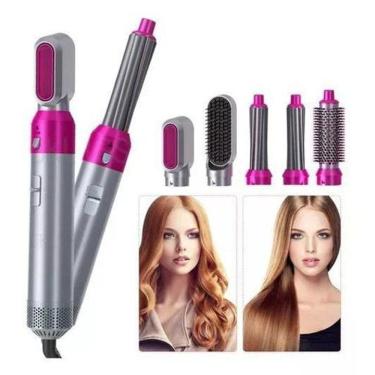 Imagem de Escova Secador Cabelo Feminino 5 In 1 Modelar 110V: Beleza E