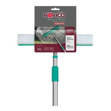 Imagem de Mop Limpa Vidros Noviça 2 Em 1 Cabo Extensor 1,18m
