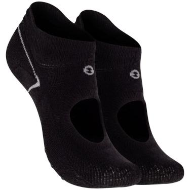 Imagem de Meia cano Invisível Pilates Antiderrapante Atoalhada Tamanho 37-39 Oxer Unissex