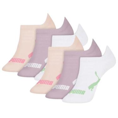 Imagem de 6 Pares De Meias Infantil Para Crianças Modelo Sapatilha - Selene, P 2