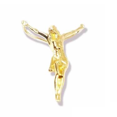 Imagem de Pingente ouro 18 k Cristo sem cruz - Elegancy Joias