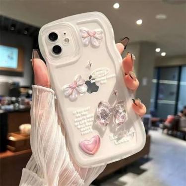 Imagem de WSDSM Capa de telefone Wave Bow para xiaomi para redmi note 12 11 11s 9 9s 9promax 10 10s pro mi 13 12 11 13lite 11lite capa macia, A225, para Redmi Note9 PRO