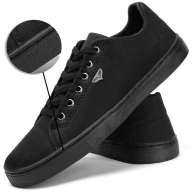 Imagem de Sapatênis Casual Básico Masculino Cadarço Design Moderno Sola Reta - S