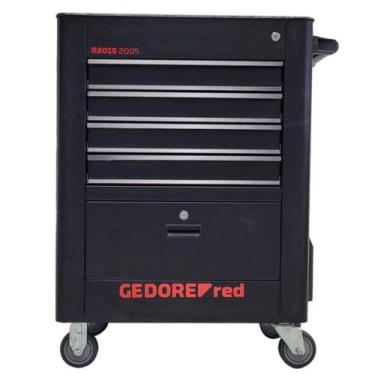 Imagem de Carrinho para Ferramentas 5 Gavetas com Suporte Torquímetro Preto GEDO