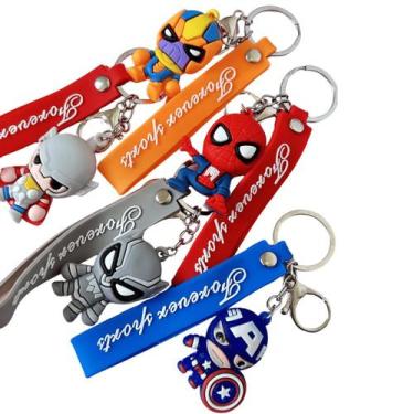 Imagem de Chaveiro Infantil Heróis Marvel Sortidos Colecionável Toyng