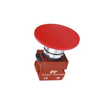 Imagem de Botão Easy Emergência Gira / Destrava CAB 60mm - UP Electronic, Vermel